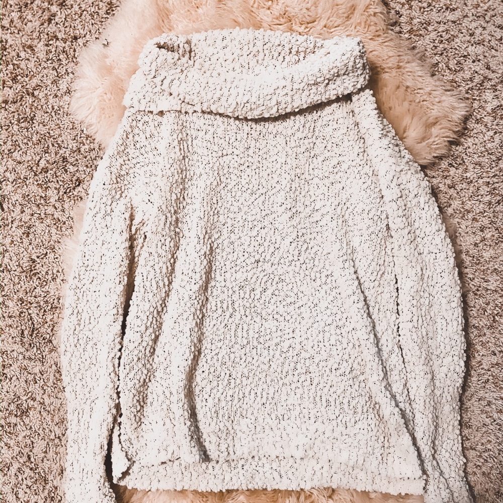 Cream Popcorn Sweater